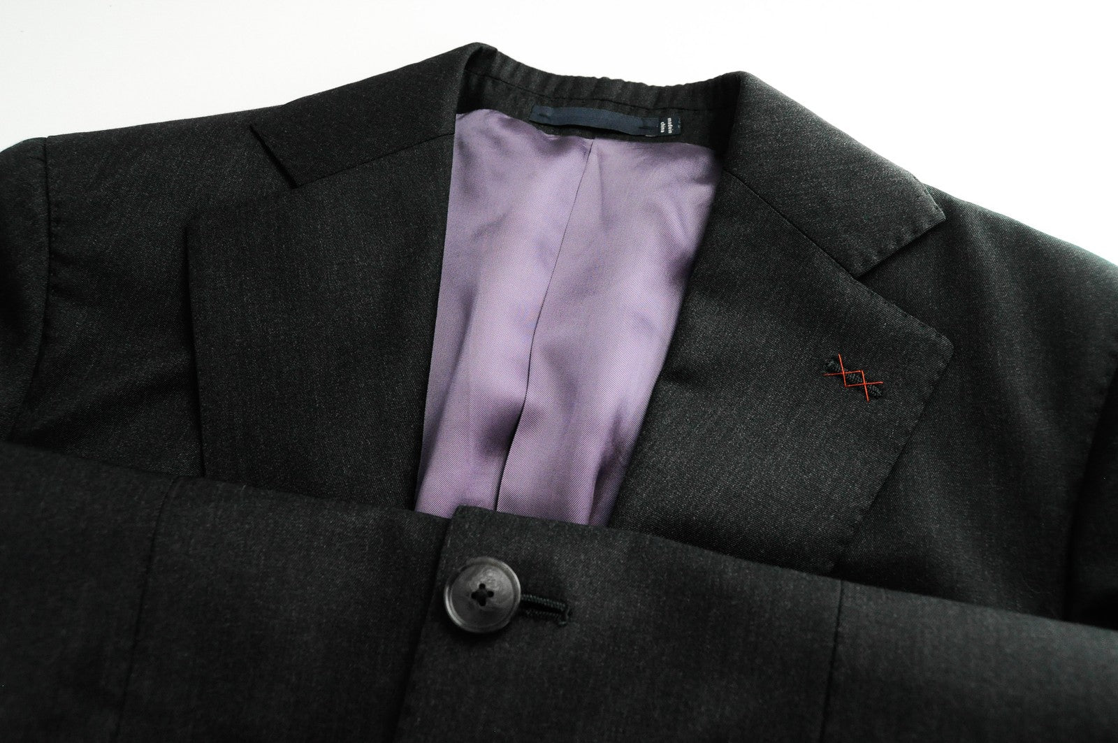 SUITSUPPLY Lazio Suit Mens UK34 Grey 2 Pc Classic Super 150's  Wool