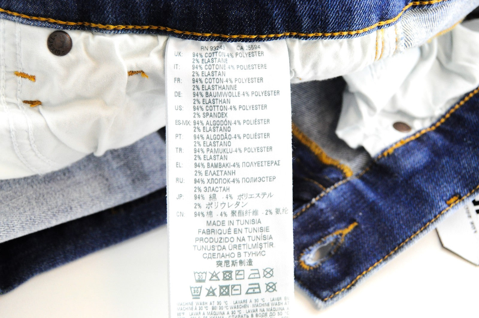 DIESEL D-Istort-SP 085AU Skinny Mens Jeans W29 L32 Blue Stretch Cotton