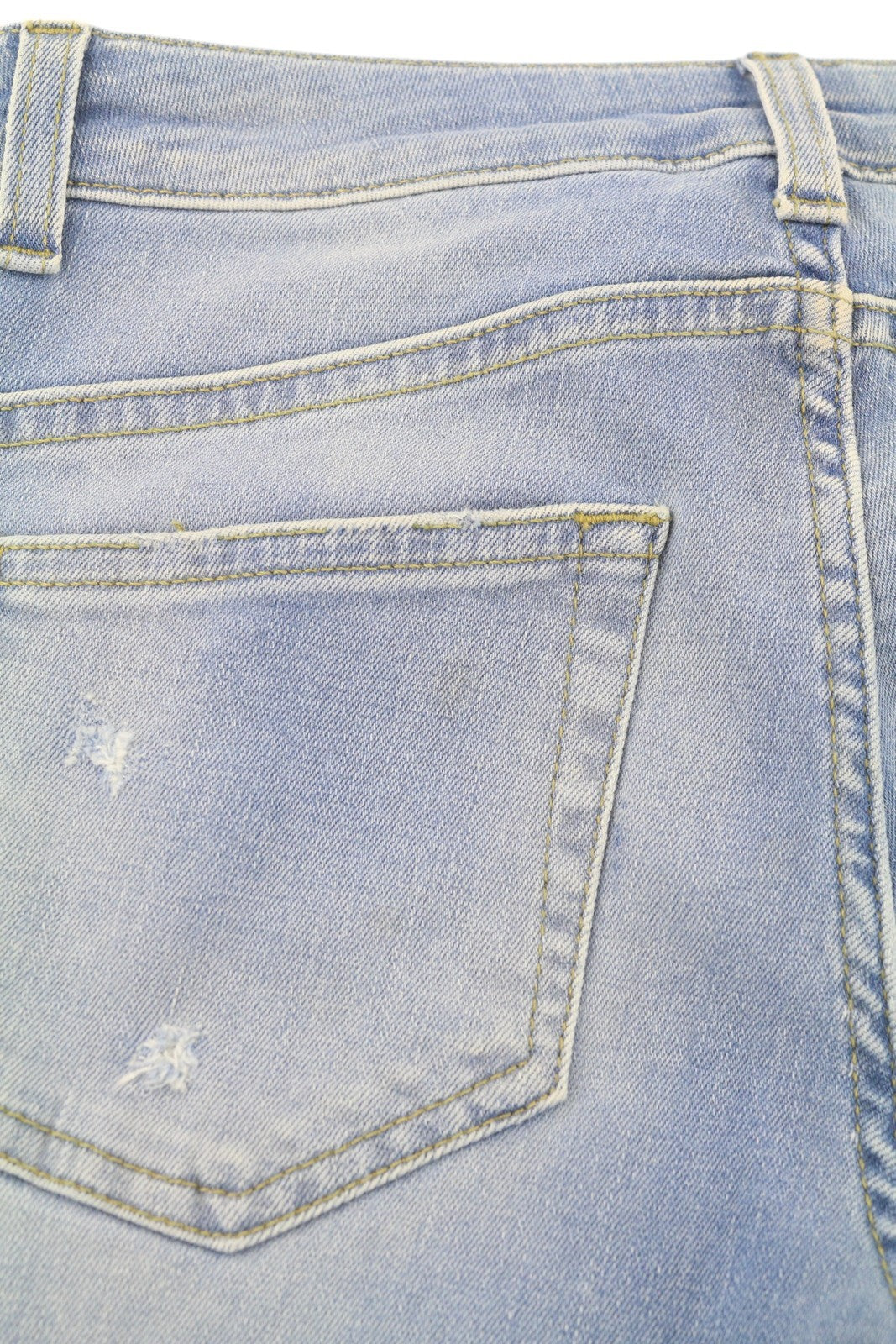 LIU JO Evita Women Jeans W28 Skinny Fit Washed Denim Blue Ripped Distress Logo