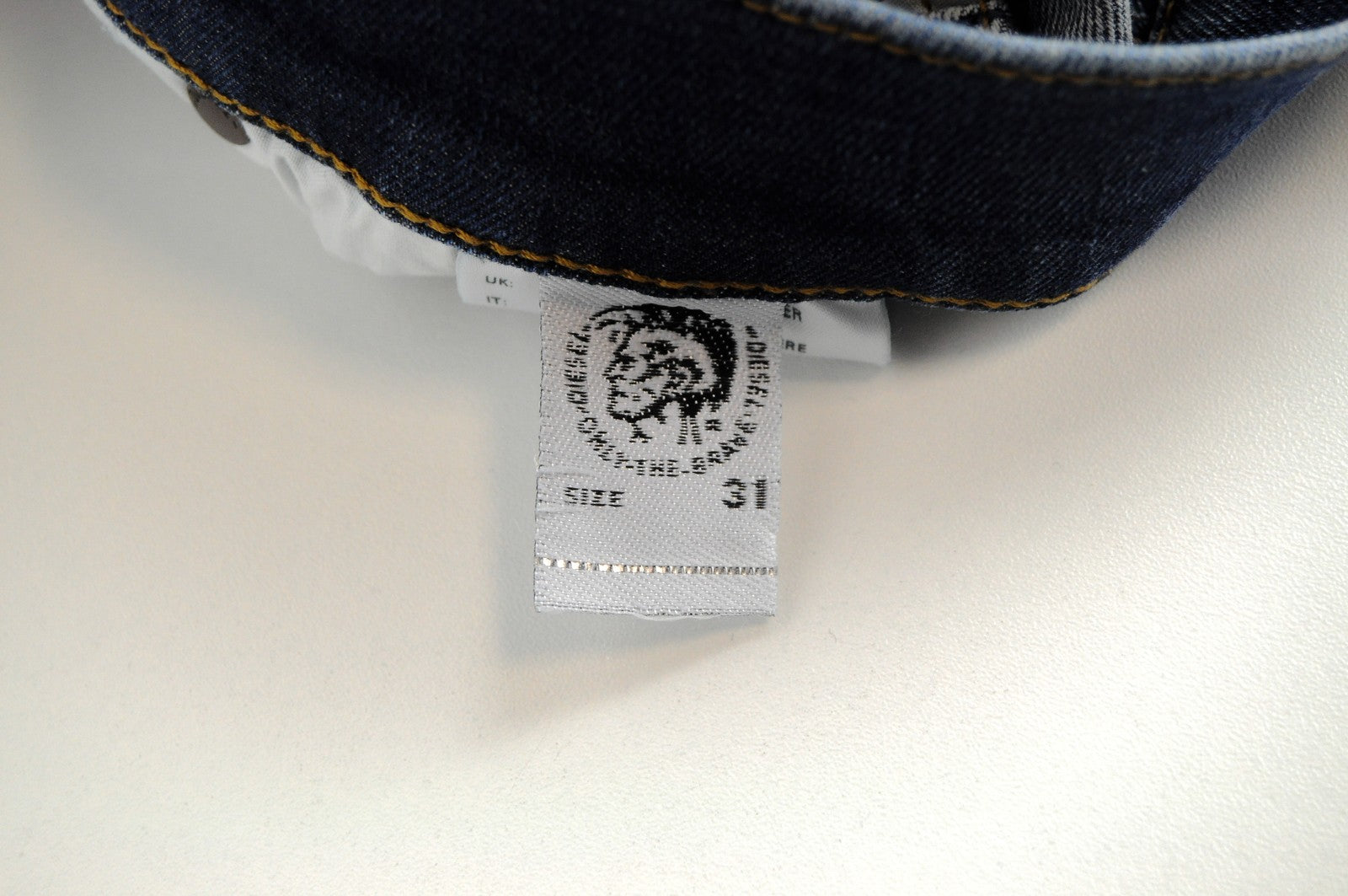 DIESEL D-Istort-SP 085AU W31 L32 vyriški aptempti džinsai, mėlyni, skalbta, tampri medvilnė 