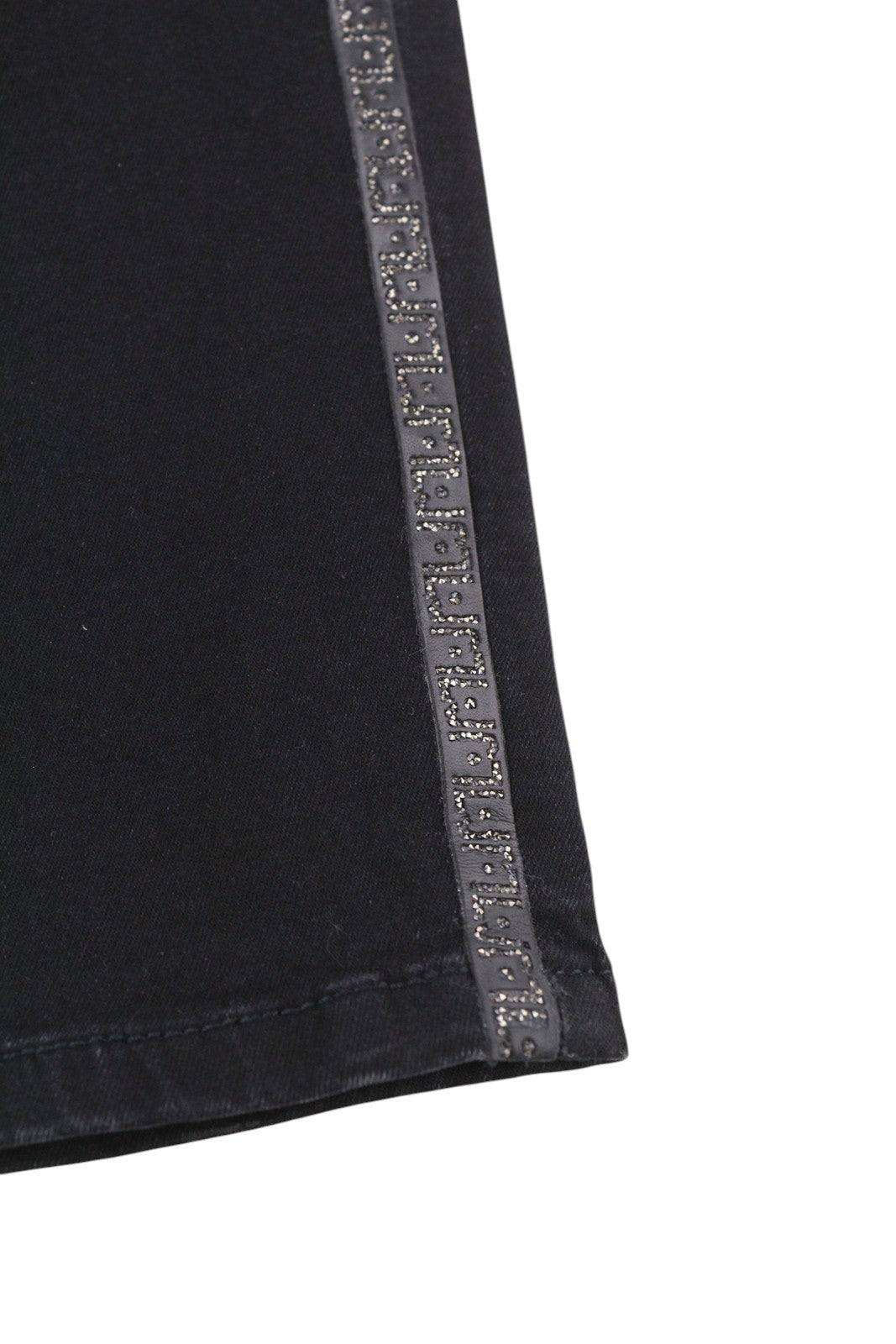 LIU JO Divine Women Jeans W28/L30 Bottom Up High Waist Washed Denim Black Skinny