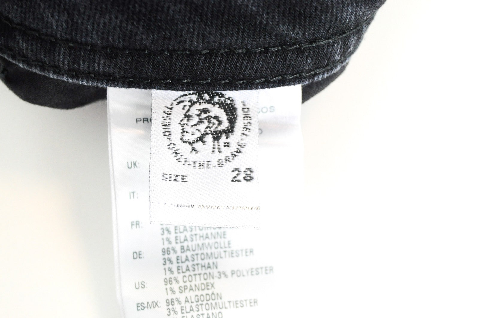 DIESEL Thommer 084NK Skinny Slim W28 L30 vyriški džinsai tamsiai mėlyna tampri medvilnė 