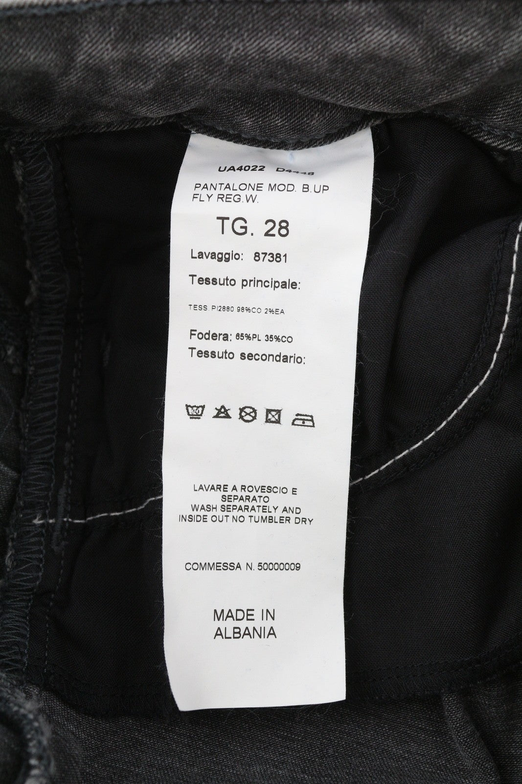 LIU JO Up Fly Women Jeans W28 Bootcut Fit Washed Denim Grey Button Fly Logo