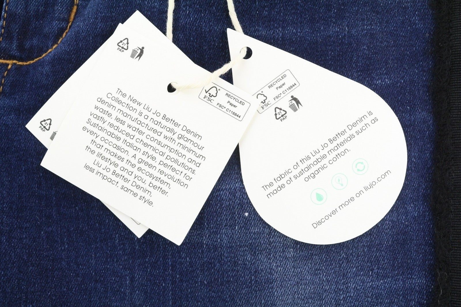 LIU JO Fabulous Women Jeans W28 Skinny Fit Washed Denim Blue Rhinestones Details