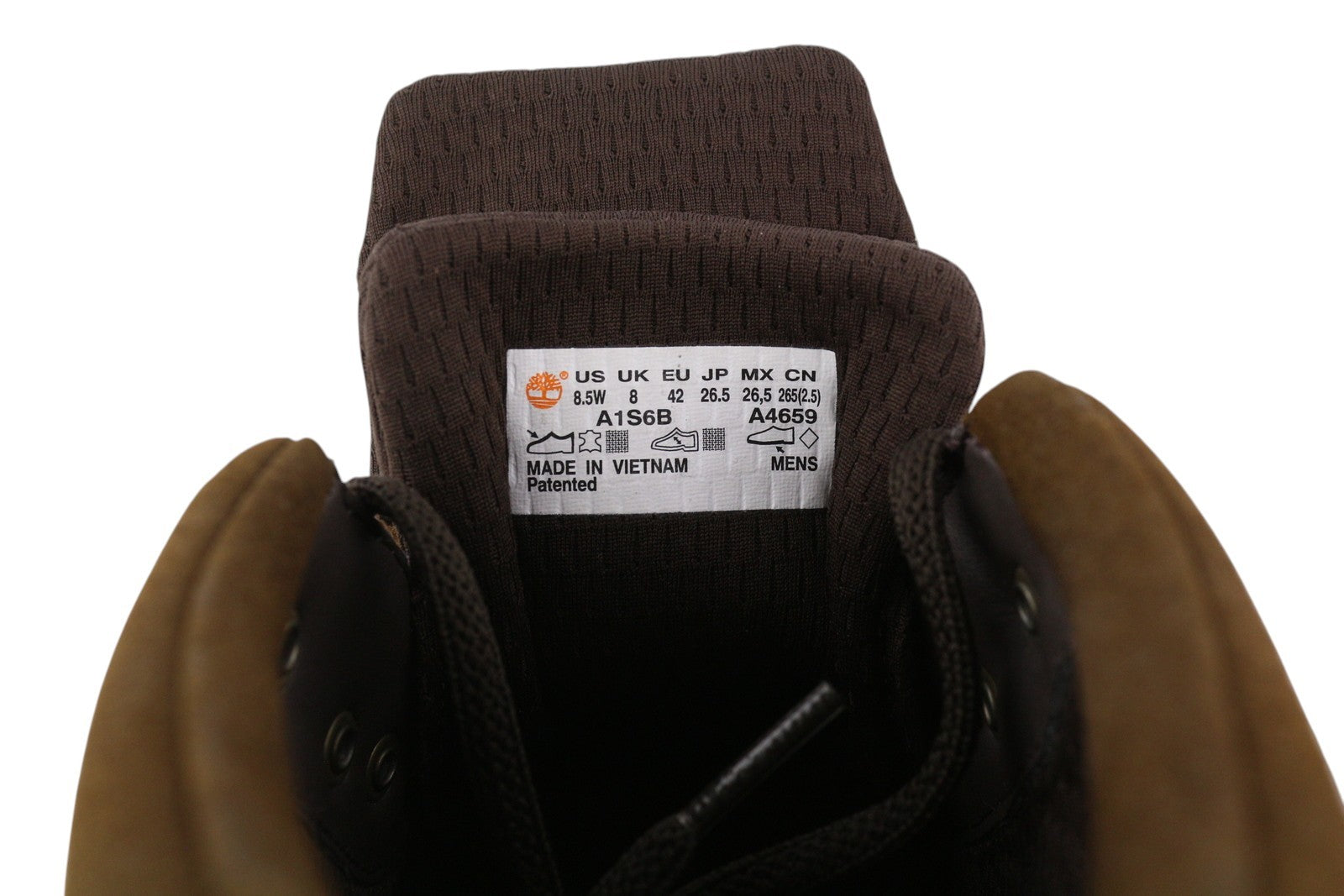 TIMBERLAND A1S6B vyriški batai EU41/42 odiniai sendinto stiliaus „Aerocore Energy System“ 