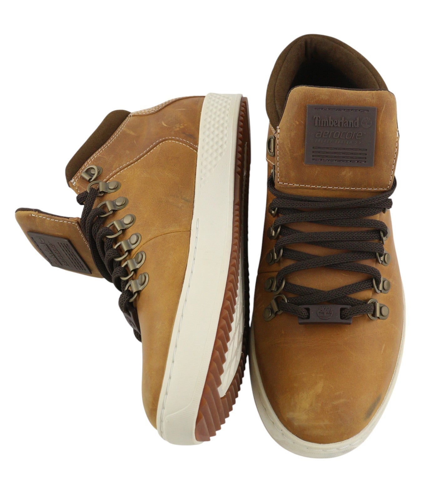 TIMBERLAND A1S6B vyriški batai EU41/42 odiniai sendinto stiliaus „Aerocore Energy System“ 