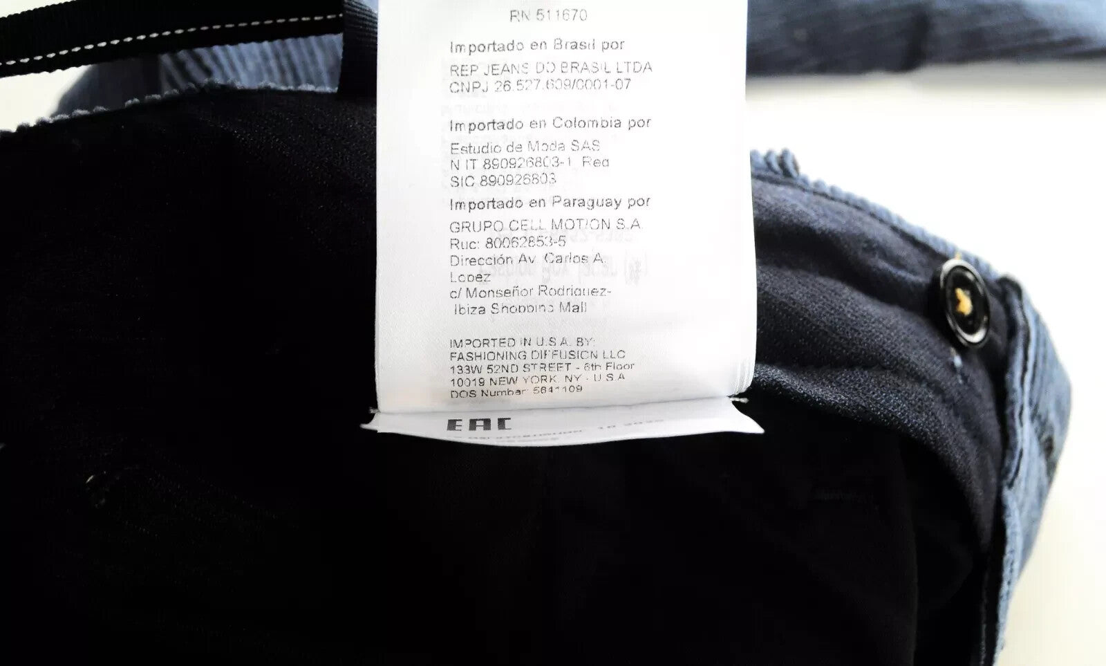 REPLAY Corduroy Trousers Mens W31 L30 Blue Cotton  Stretch Regular