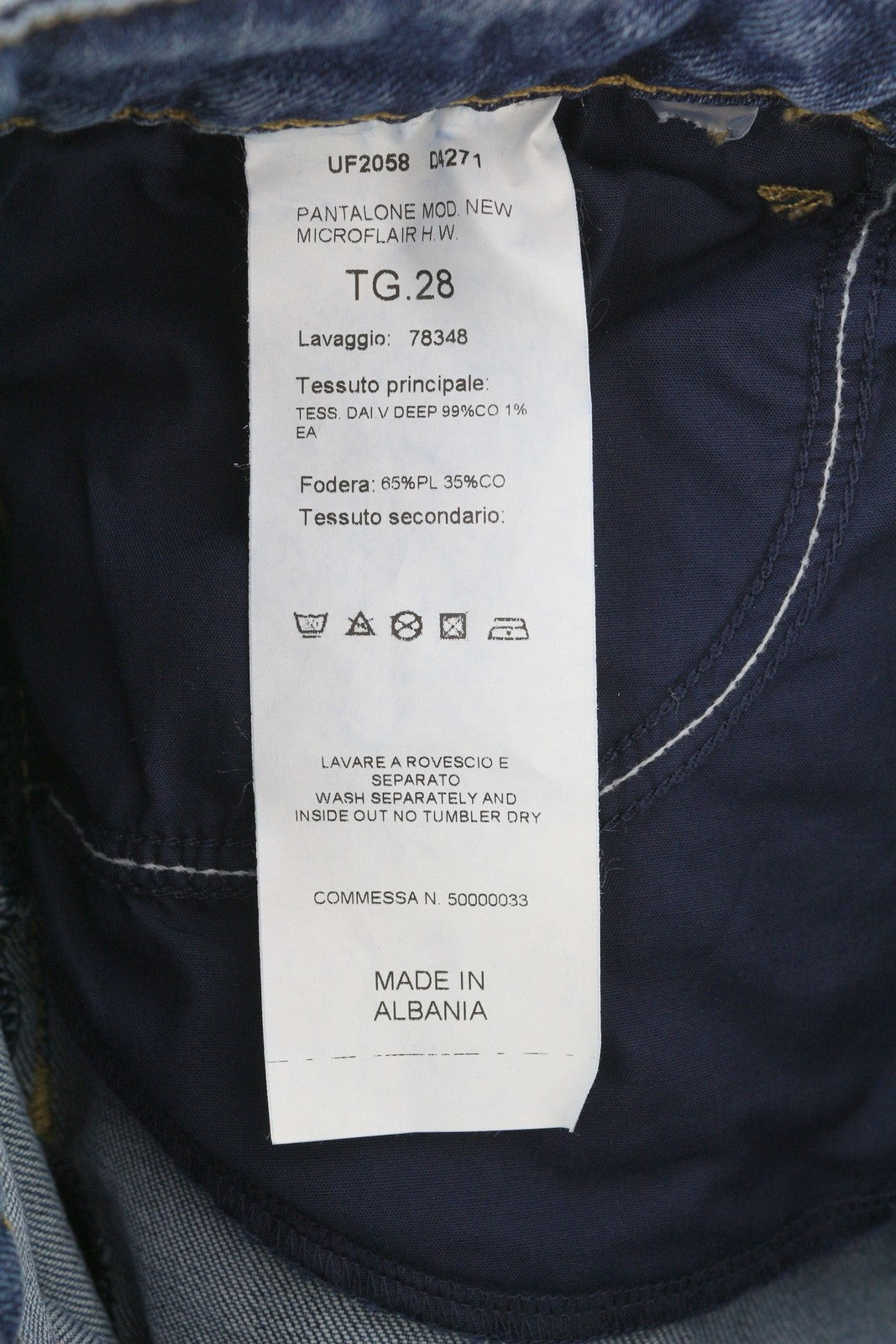 LIU JO Microflair Women Jeans W28 Denim Blue Ripped Distress Bootcut Fit Zip