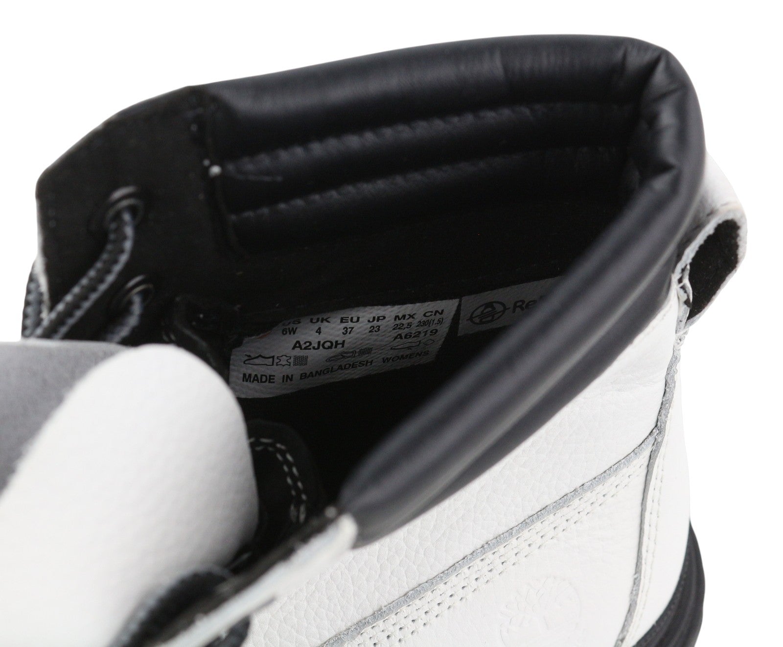 TIMBERLAND A2JQH moteriški aulinukai EU37/38 balti odiniai su raišteliais „GreenStride ReBOTL“ 