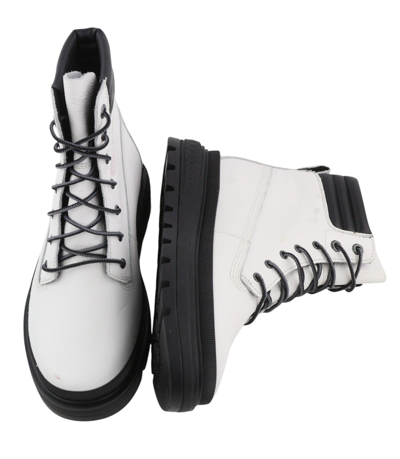 TIMBERLAND A2JQH moteriški aulinukai EU37/38 balti odiniai su raišteliais „GreenStride ReBOTL“ 