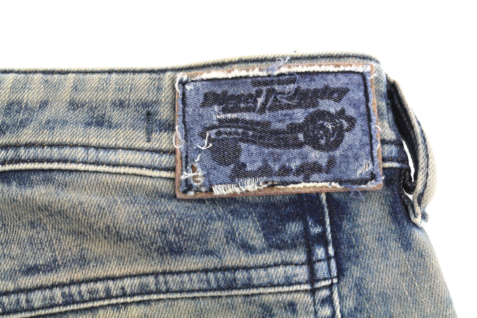 DIESEL Reen 0855T moteriški džinsai W26/L30 Straight Regular riboto leidimo su pataisymais 