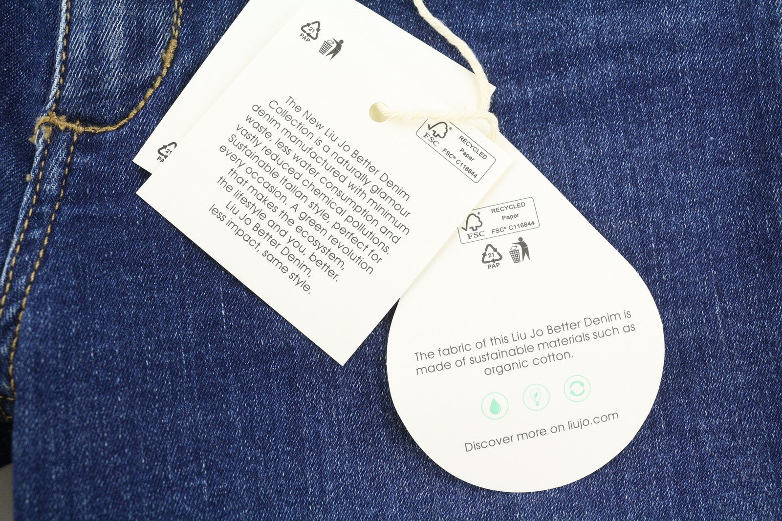 LIU JO Women Jeans W28 Denim Blue Fade Effect Skinny Fit Belted Unfinished Hems