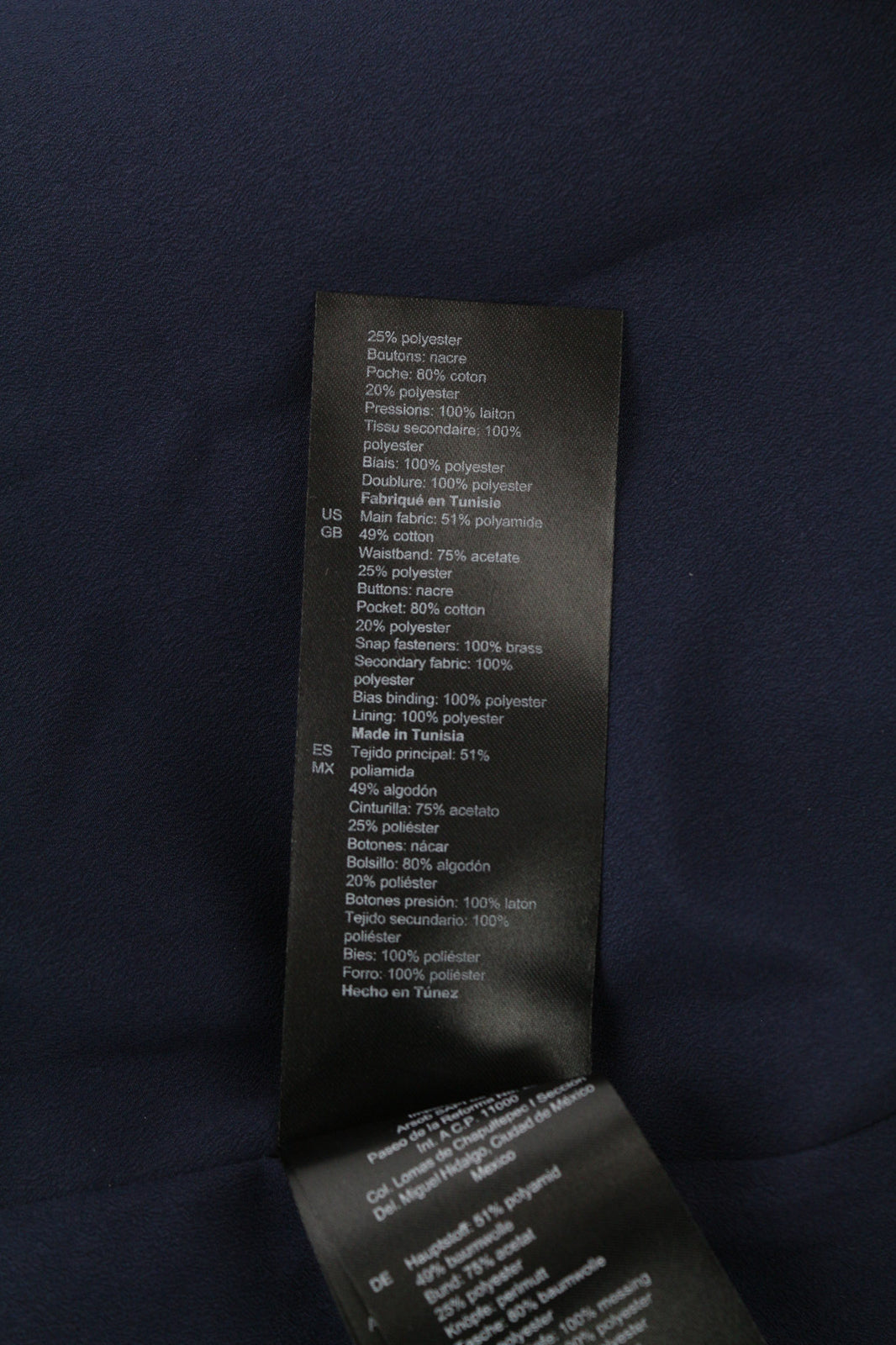 SANDRO moteriška suknelė 40 tamsiai mėlyna ilgomis rankovėmis, pamušalu, suvarstoma nugara, užtrauktuku. 