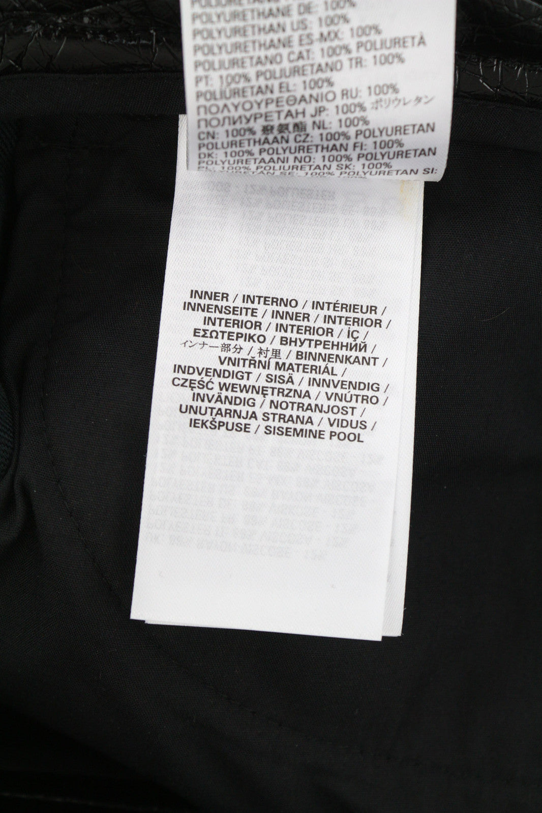 DIESEL P-Arcy moteriškos kelnės W27 juodos, dengtos, plonos, su blizgančiu užtrauktuku, RRP 225 € 