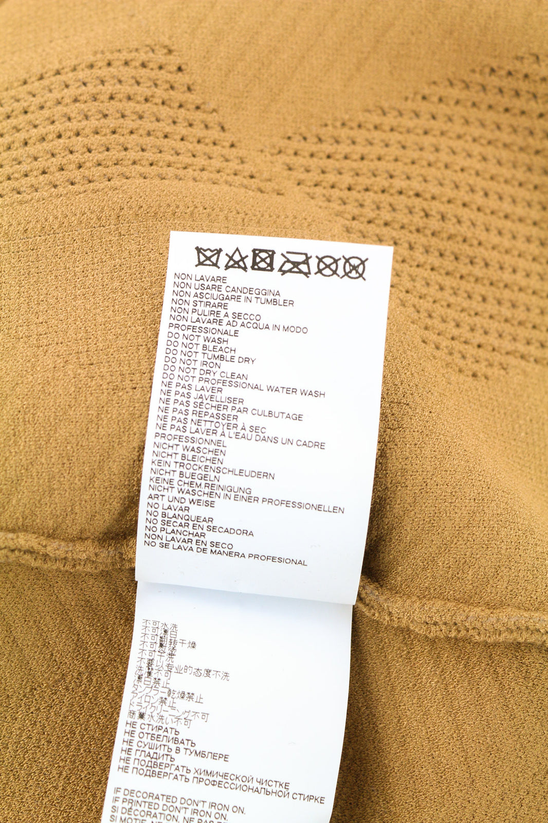 DSQUARED2 moteriška suknelė XS, gelsvai ruda, be rankovių, ilga, prie kūno priglundanti, surišama šonuose. 