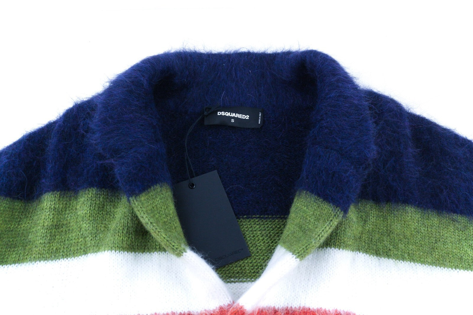 DSQUARED2 moteriškas megztinis S dydžio vilnonis moair alpakos paltas, rekomenduojama kaina – 2845 USD 