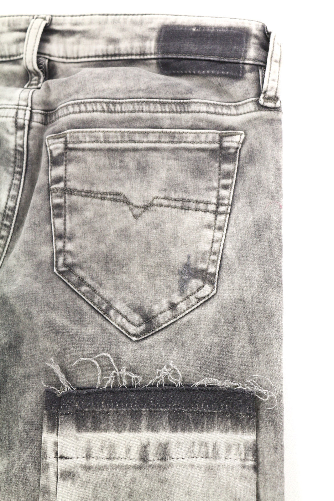 DIESEL Skinzee Low-C 0679C Women Jeans W25/L30 Super Slim Skinny Low Waist Grey