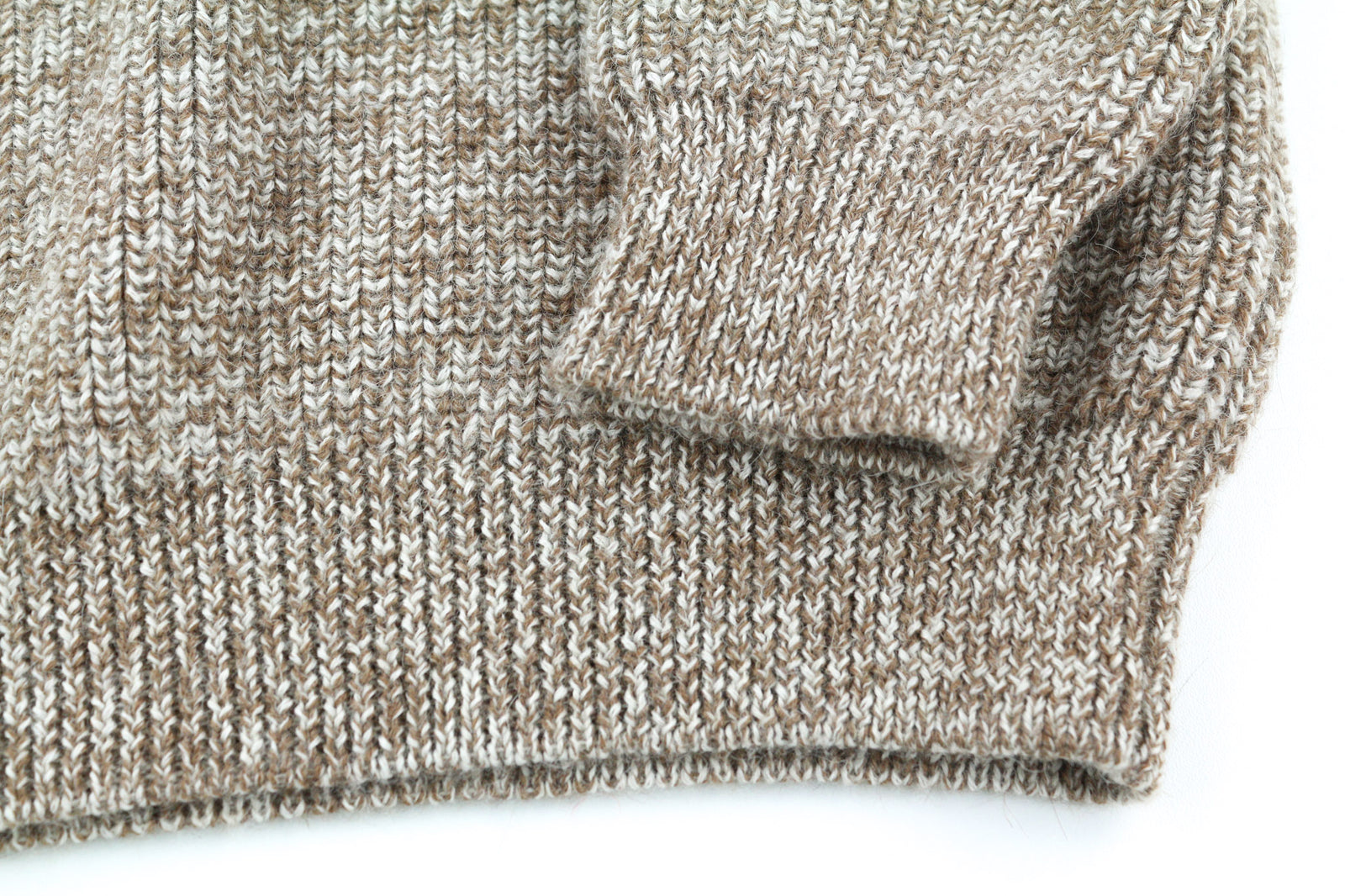 DSQUARED2 moteriškas megztinis ~S rudas grynos vilnos megztinis ilgomis rankovėmis su V formos iškirpte 