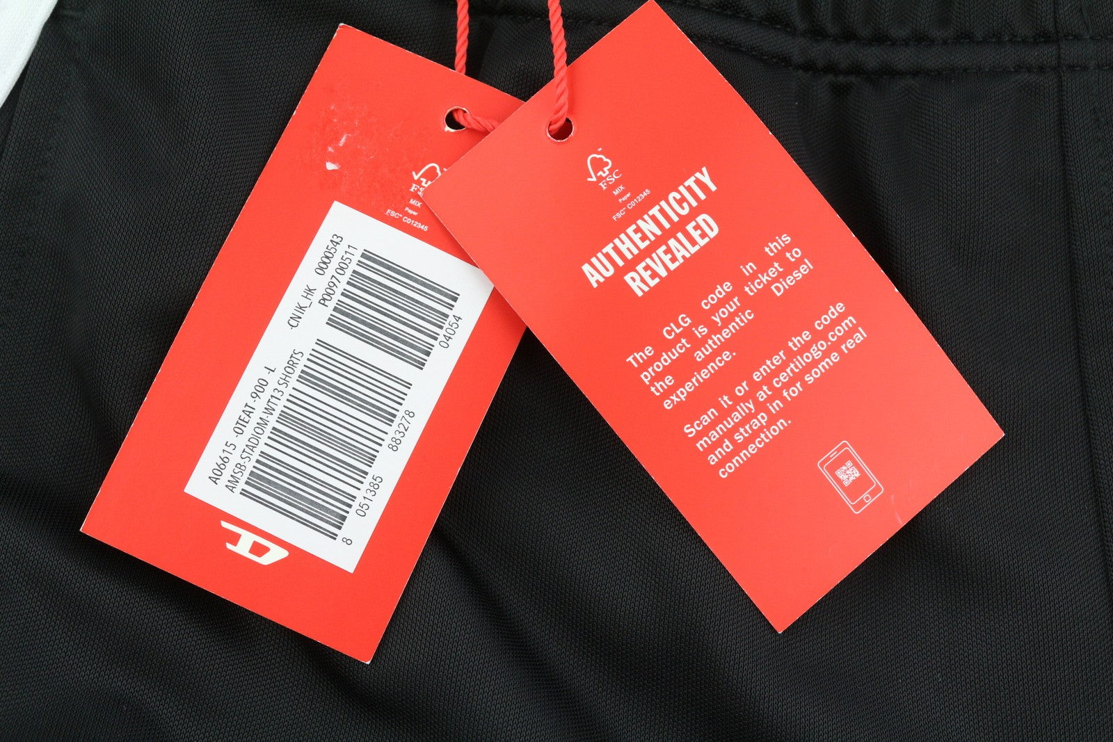 DIESEL Amsb-Stadiom-Wt13 vyriški šortai L 55DSL sportinis bėgimo šortai su elastingu juosmeniu, juodi 