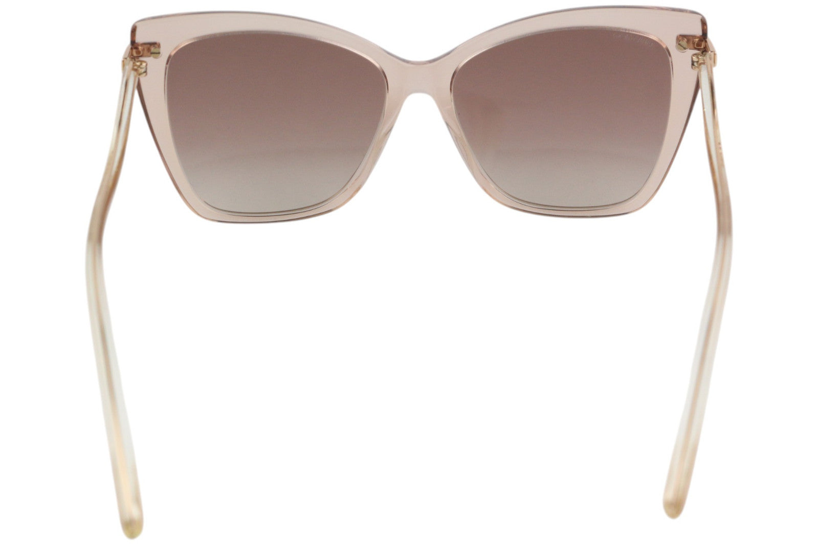 JIMMY CHOO Selby/G/S moteriški akiniai nuo saulės su VIENO DYDŽIO tamsintais katės akių formos logotipais, rekomenduojama kaina – 349 € 