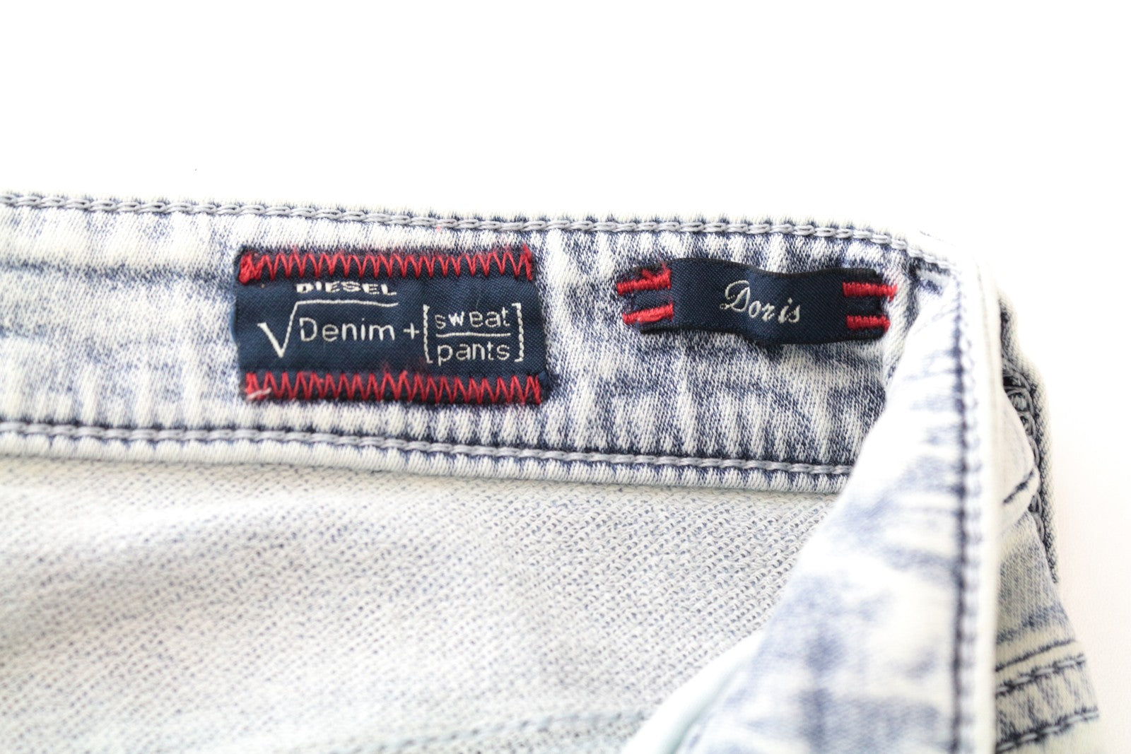 DIESEL Doris-Ne 0672C W24 Light Blue Super Slim Skinny Jogg Jeans Women's