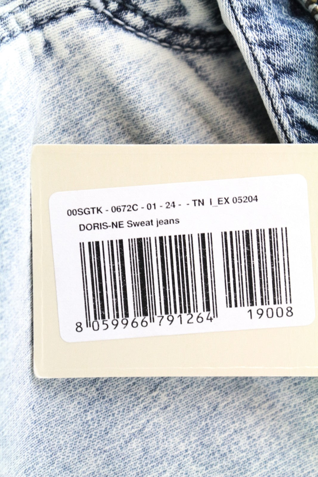 DIESEL Doris-Ne 0672C W24 Light Blue Super Slim Skinny Jogg Jeans Women's