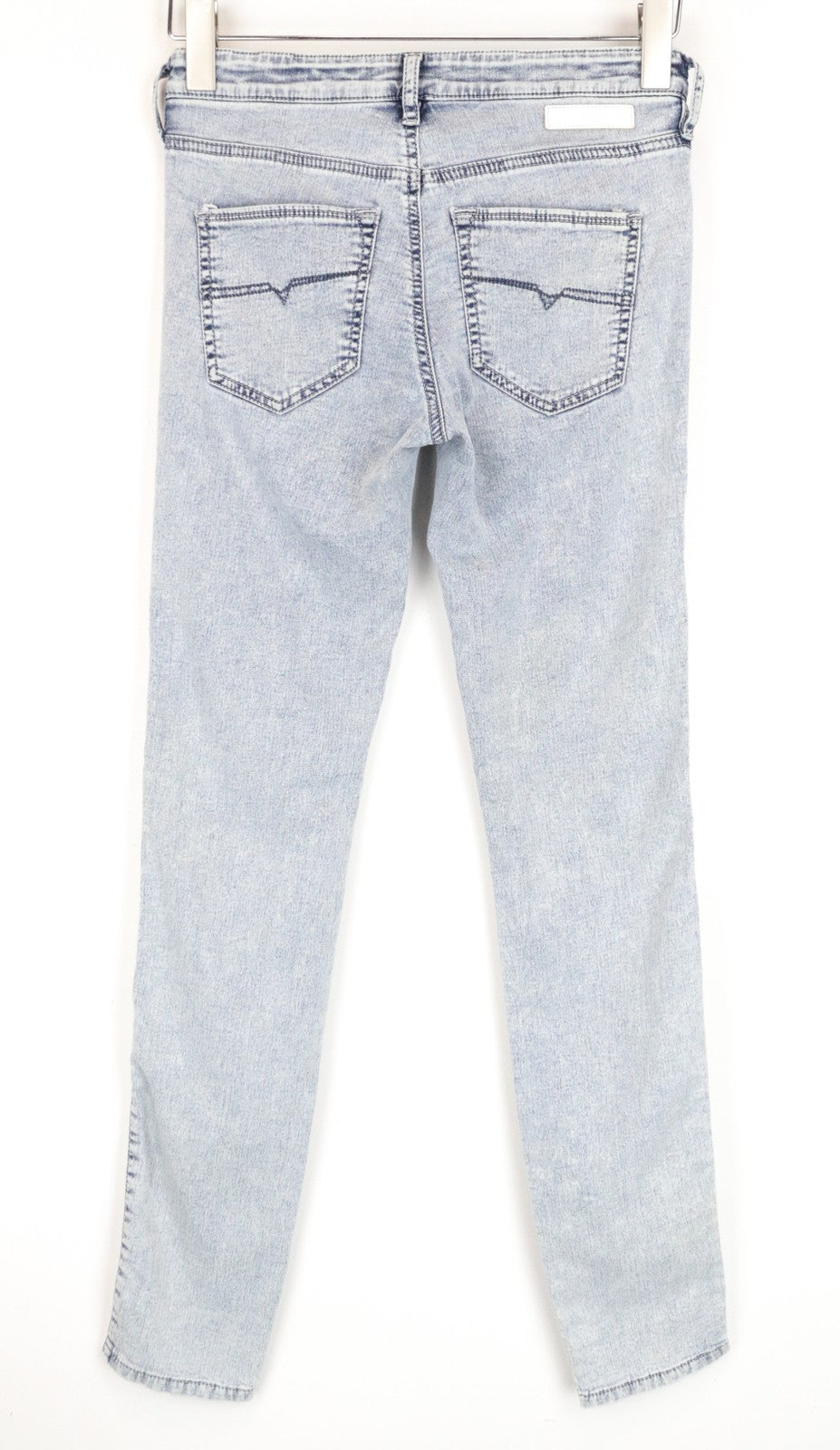 DIESEL Doris-Ne 0672C W26 Jogg Slim Skinny Light Blue Stretch Denim Women's