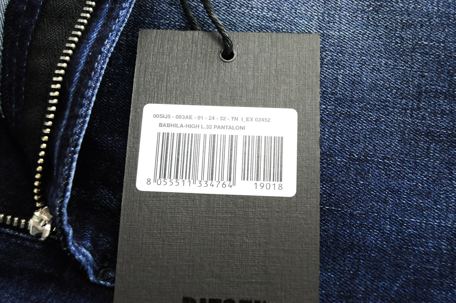 DIESEL Babhila-High 083AE Womens's Jeans W24 L32 Slim Skinny High Waist Zip Fly