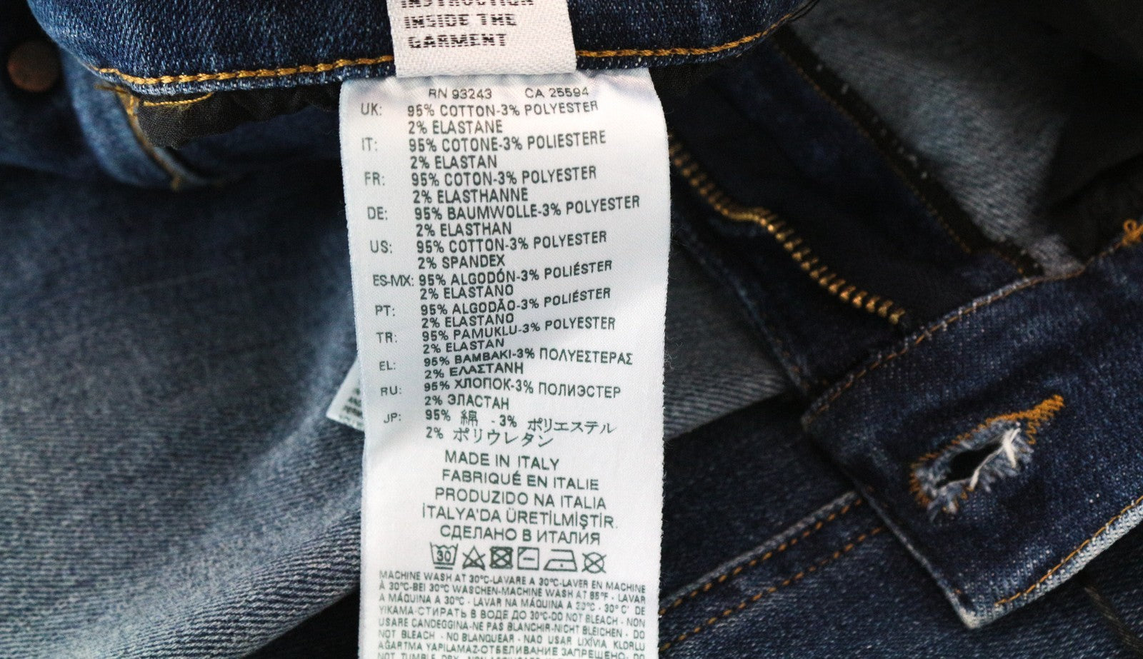 DIESEL D-Amny 086AV W31 L32 vyriški vidutinio mėlynumo aptempti plėšyti akmeninio dažymo džinsai 