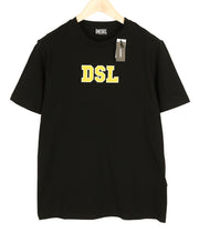 DIESEL T-Just-B85 Mens T-Shirt L Short Sleeve Neck Tricot  Black RRP€80