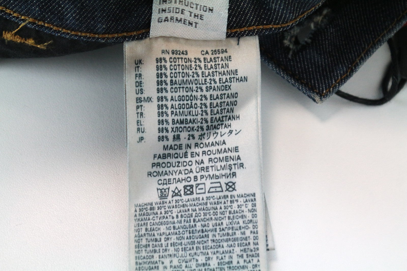 DIESEL D-Eetar 084ZU W27 L30 Carrot Fit tamprūs mėlyni džinsai su sagomis priekyje vyrams 