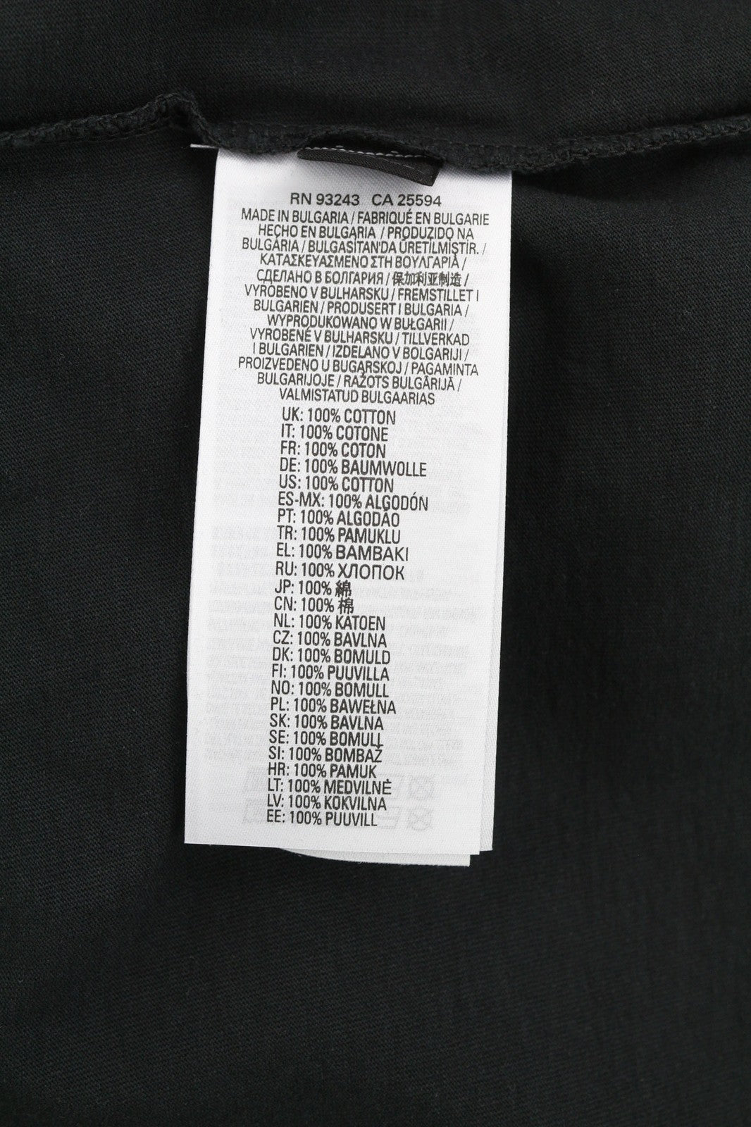 DIESEL T-Diegor-E22 Mens T-Shirt M Black Washed Short Sleeve Tricot RRP€100