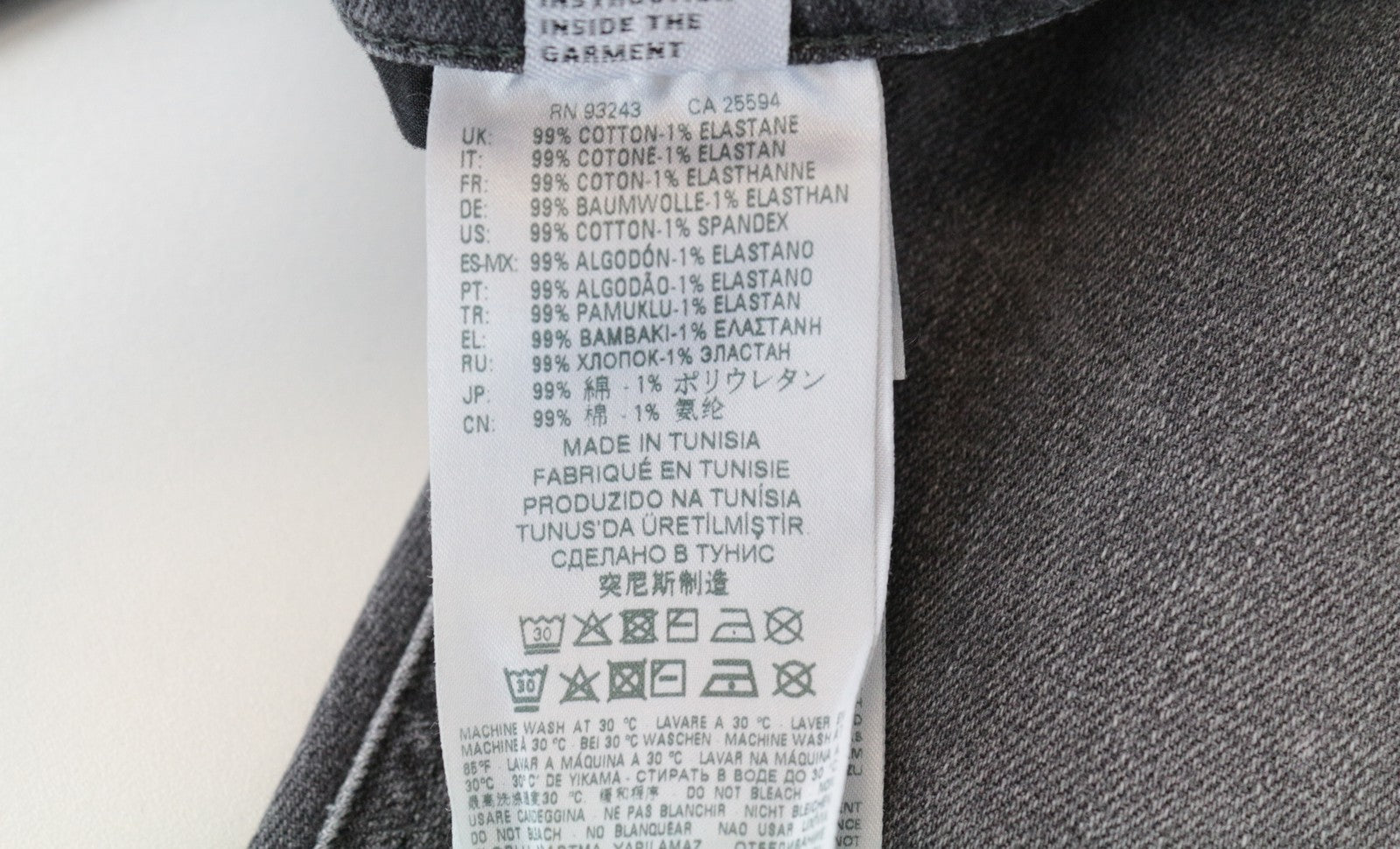 DIESEL D-Eetar 0890F W31 L30 pilki morkų rašto tamprūs džinsai vyriški siaurėjantys plėšyti džinsai 