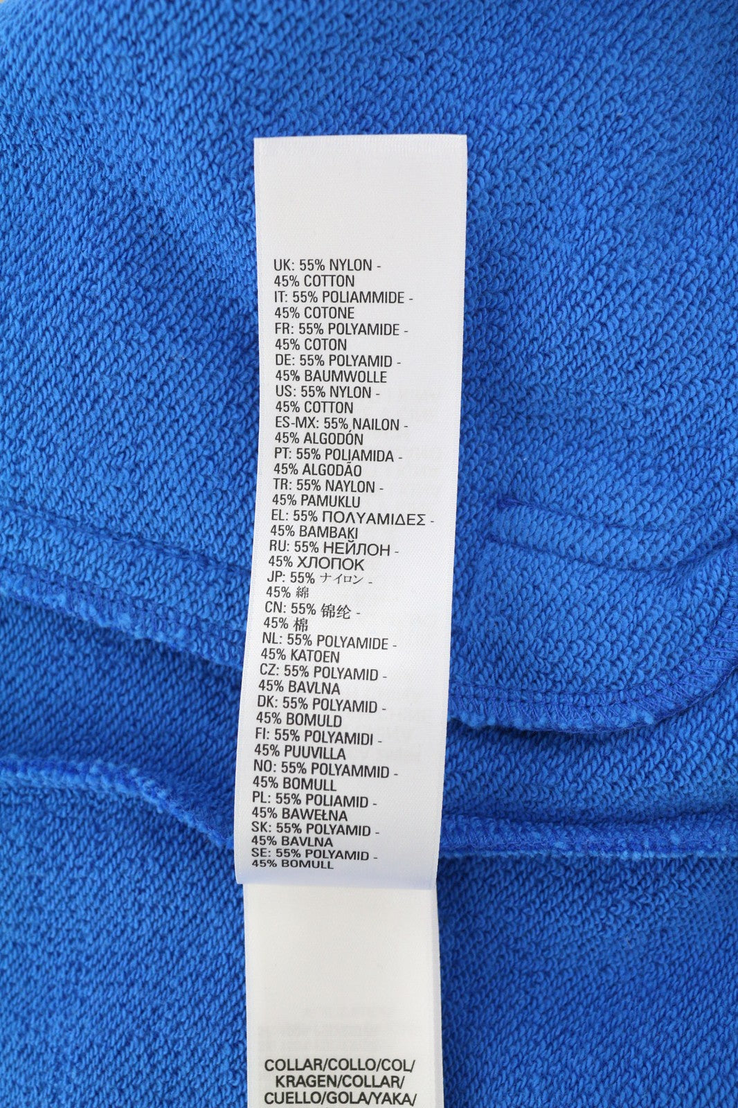 DIESEL S-Bolin vyriškas džemperis trumpomis rankovėmis, M dydžio, su sagomis ant kaklo, mėlynas, rekomenduojama kaina – 175 € 