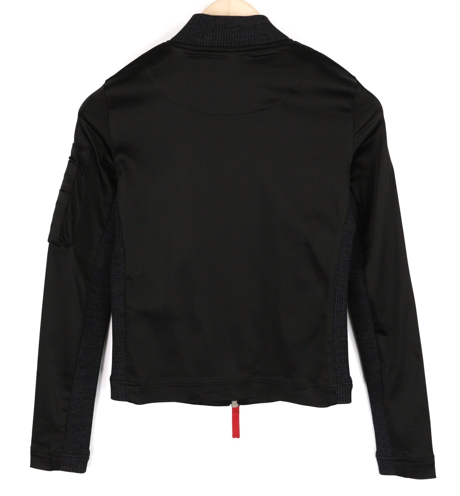 DIESEL T-Opuntia Womens Jacket M Black Bomber Full Zip Patch Pocket RRP€250