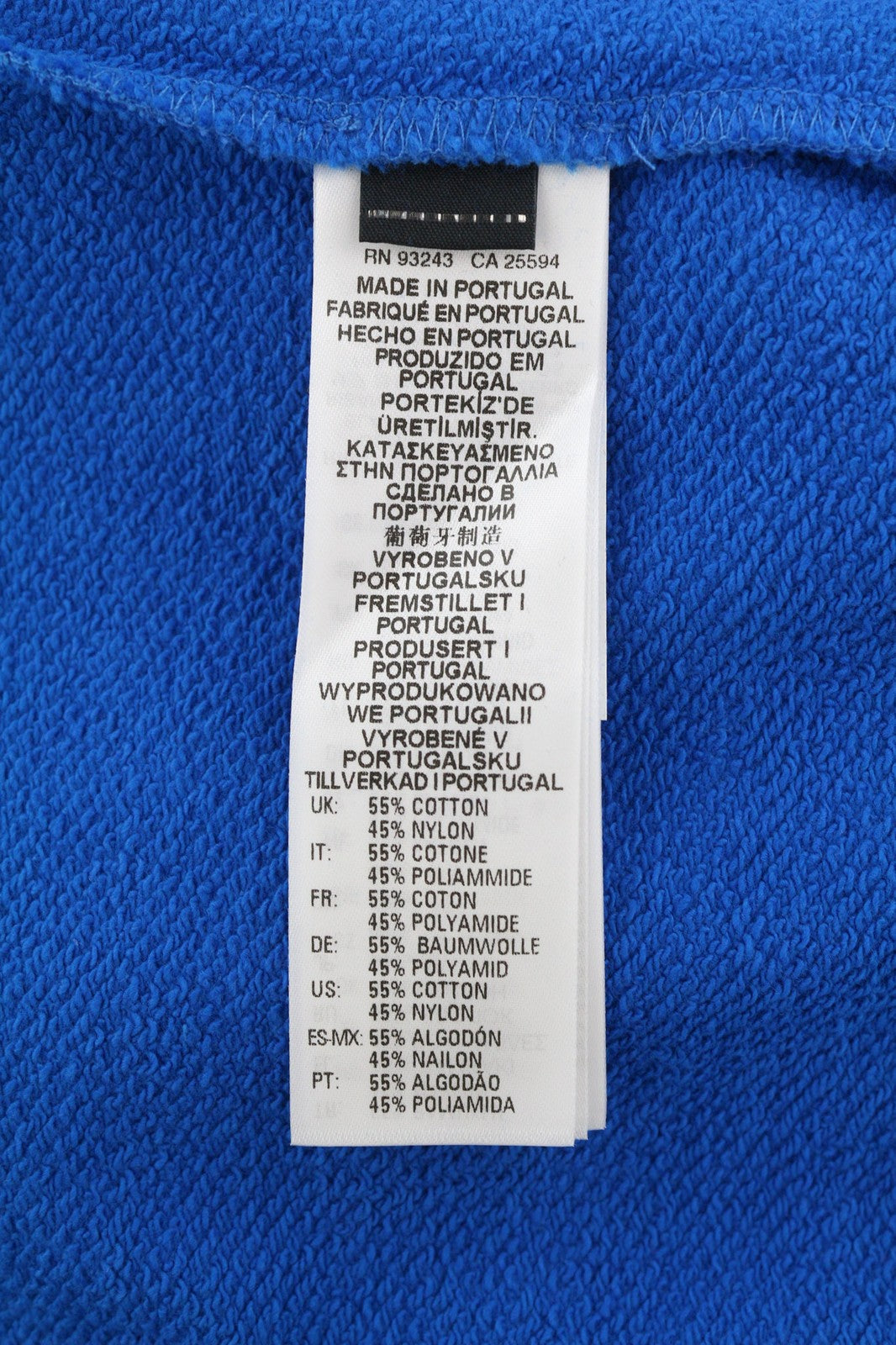 DIESEL S-Lock vyriškas džemperis, mėlynas, su užtrauktuku ir aukštomis kaklo kišenėmis, be pamušalo. 