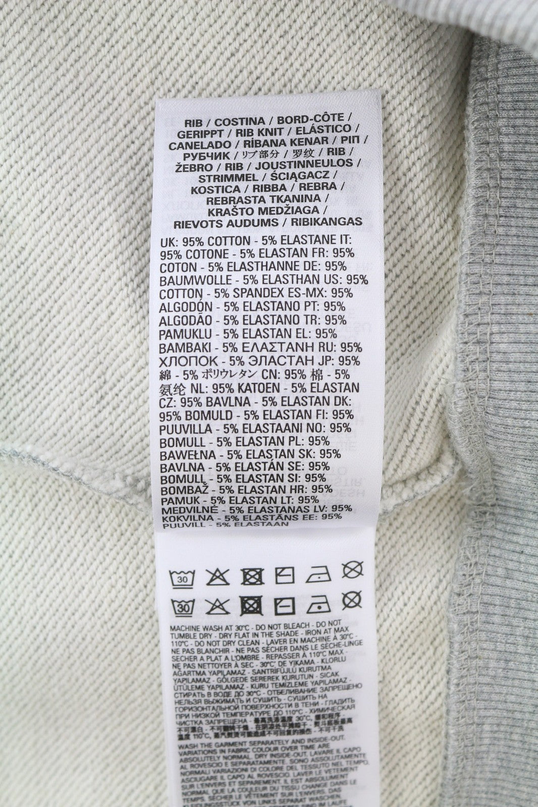 DIESEL S-Girk-Cuty vyriškas džemperis M, melanžo pilkos spalvos, megztinis su apvalia kaklu, rekomenduojama kaina – 125 € 