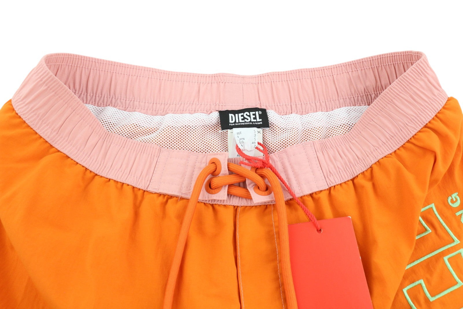 DIESEL Bmbx-Wave 2.017 Men Swimwear S Mesh Drawstrings Waist Swimpool RRP€95