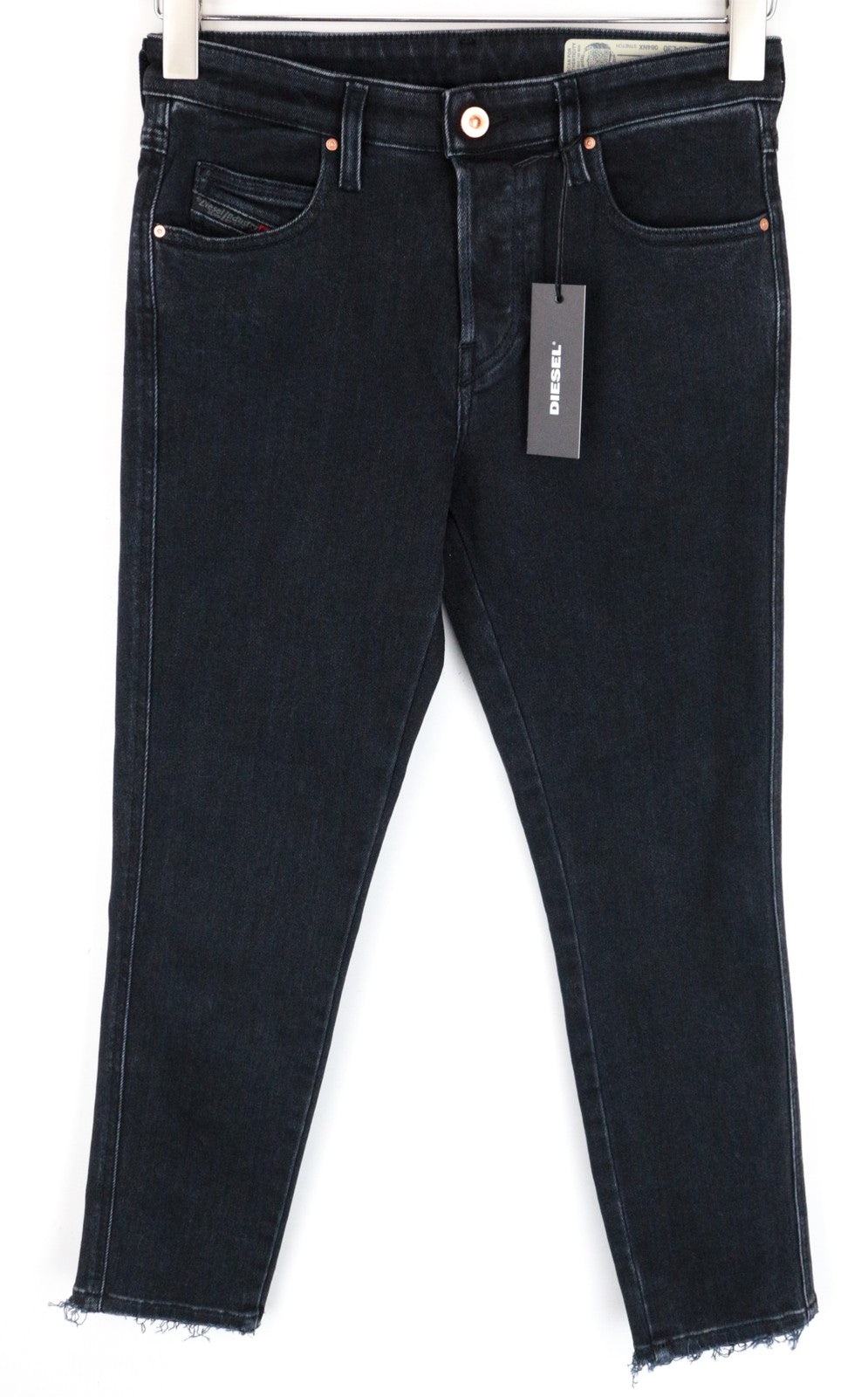 DIESEL Babhila 084NX W25 L30 moteriški mėlyni medvilniniai tamprūs džinsai Slim Skinny Fit 