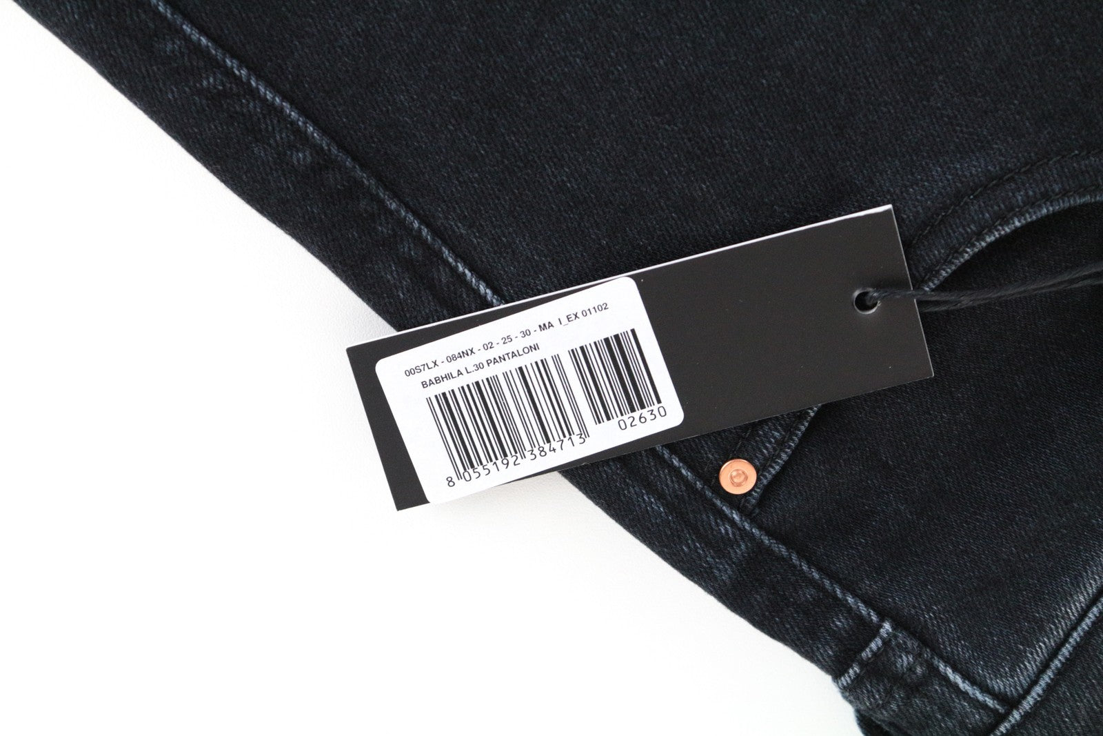 DIESEL Babhila 084NX W25 L30 moteriški mėlyni medvilniniai tamprūs džinsai Slim Skinny Fit 