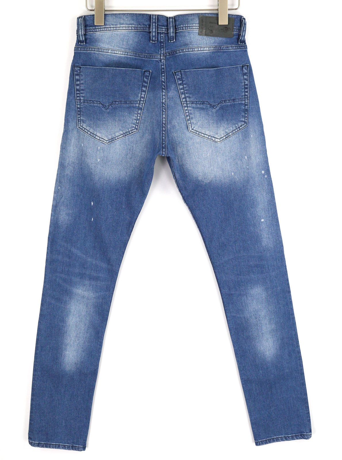 DIESEL Tepphar RC48S vyriški džinsai W30/L32 Slim Carrot Stretch, gelsvai mėlyni 