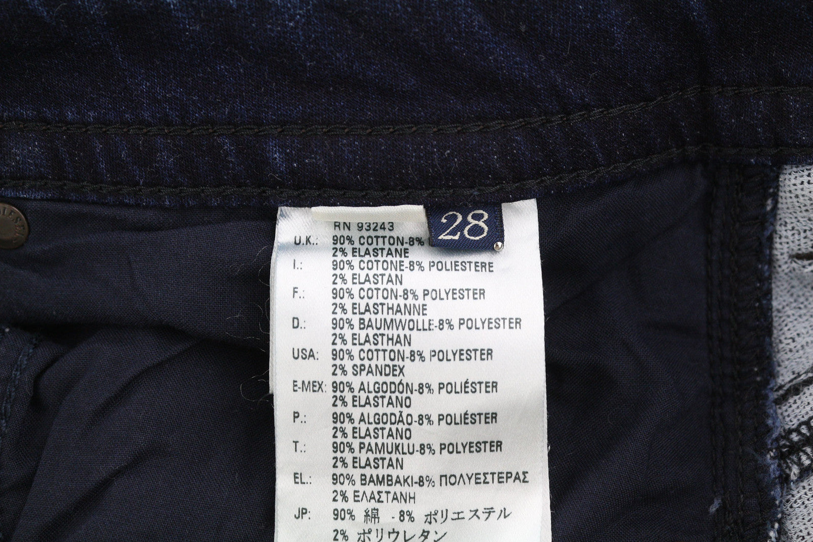 DIESEL Thavar-Ne 0607U vyriški džinsai W28 Jogg Sweat Ripped Distress Blue RRP200