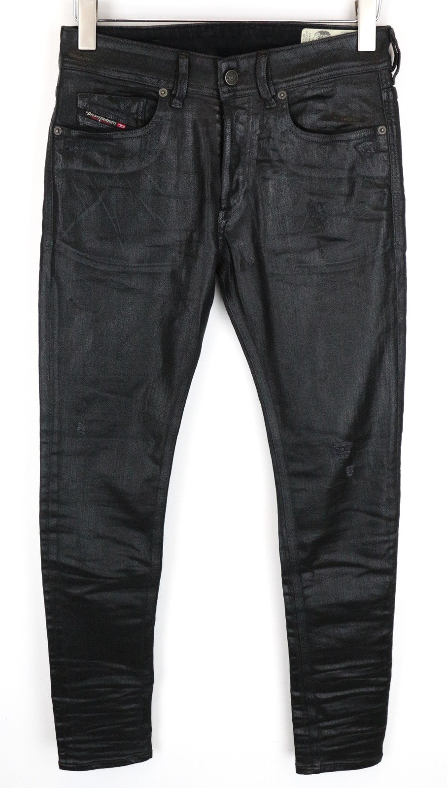 DIESEL Sleenker-X-SP1 0091F W28 L30 vyriški aptempti mėlyni džinsai su gobtuvu, rekomenduojama kaina – 300 €