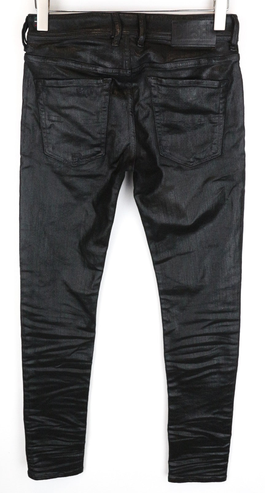 DIESEL Sleenker-X-SP1 0091F W28 L30 vyriški aptempti mėlyni džinsai su gobtuvu, rekomenduojama kaina – 300 €