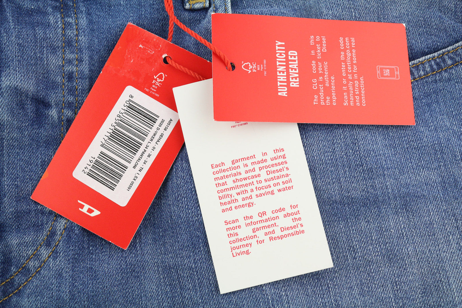 DIESEL 2020 D-Viker REHAJ vyriški džinsai W36/L34 įprasti vidutinio juosmens tiesūs klešniai mėlyni 