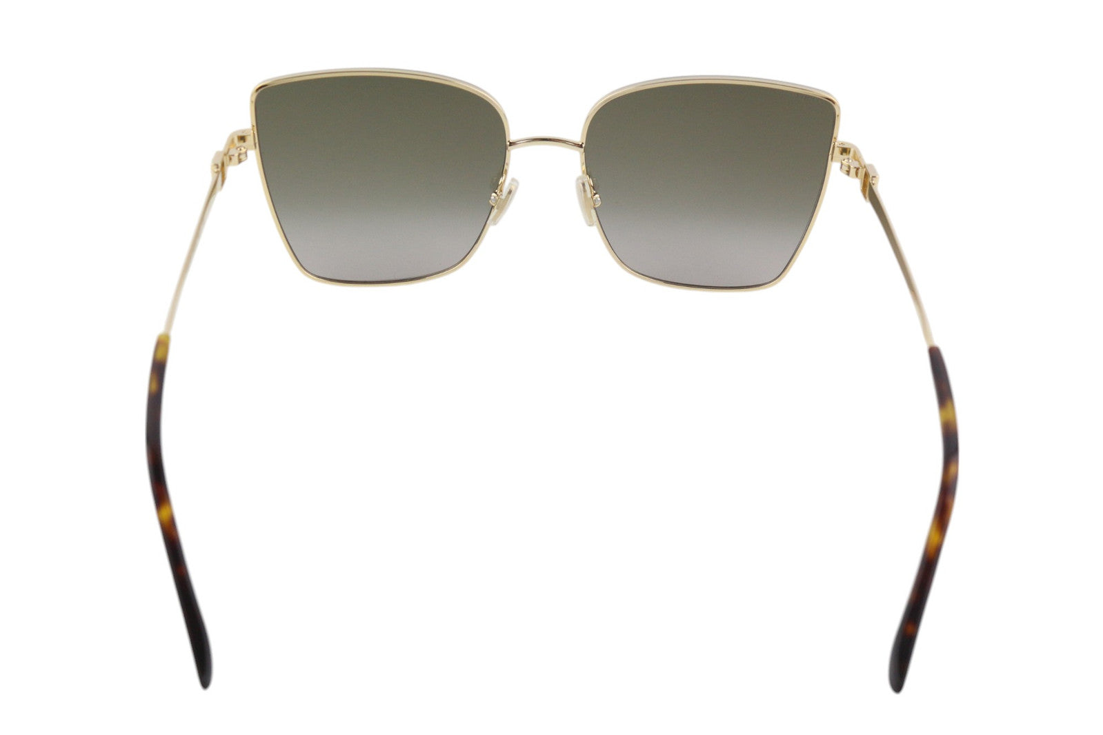 JIMMY CHOO Vella/S moteriški akiniai nuo saulės RRP349 golfo spalvos rėmeliu su tonuotu drugelio formos rėmeliu