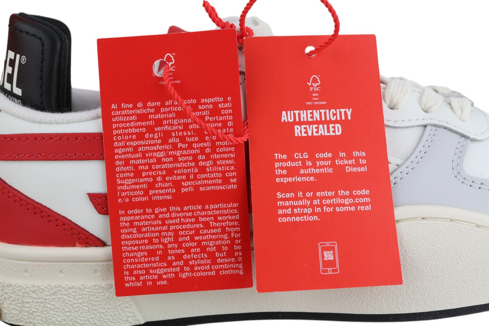 DIESEL S-Ukiyo žemakulniai vyriški sportbačiai, šviesios karvės odos, suvarstomi, EU41, RRP 195 € 