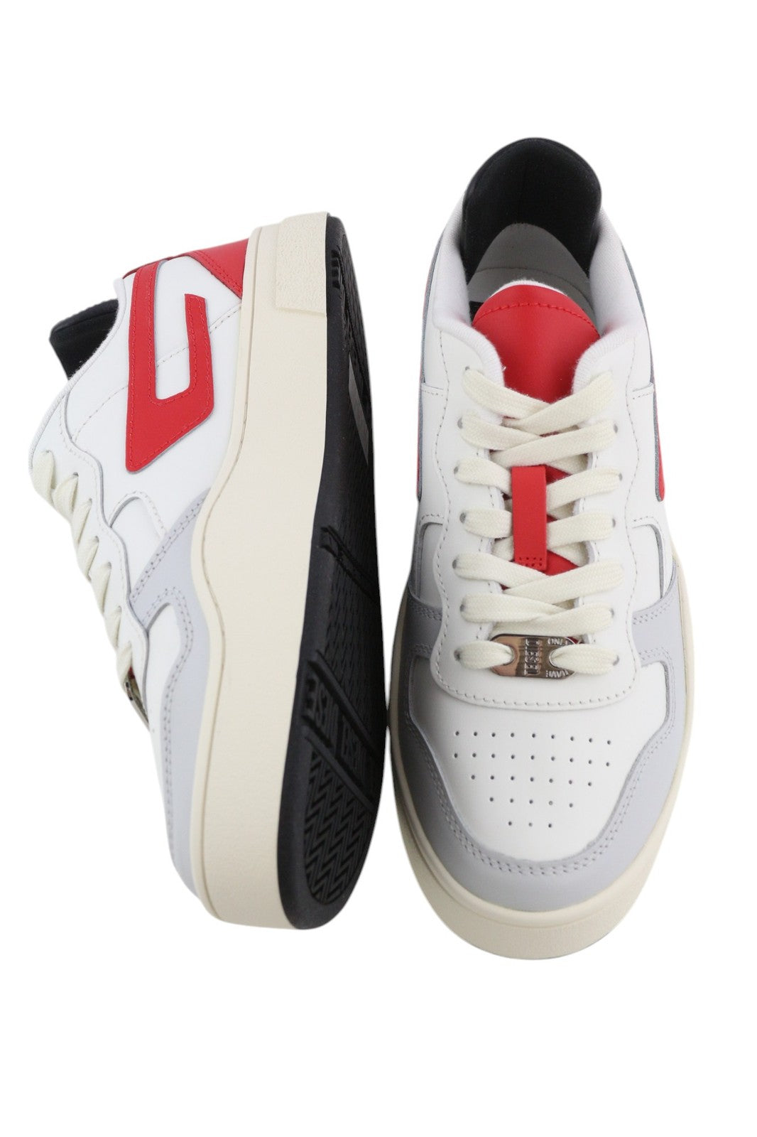 DIESEL S-Ukiyo žemakulniai vyriški sportbačiai, šviesios karvės odos, suvarstomi, EU41, RRP 195 € 