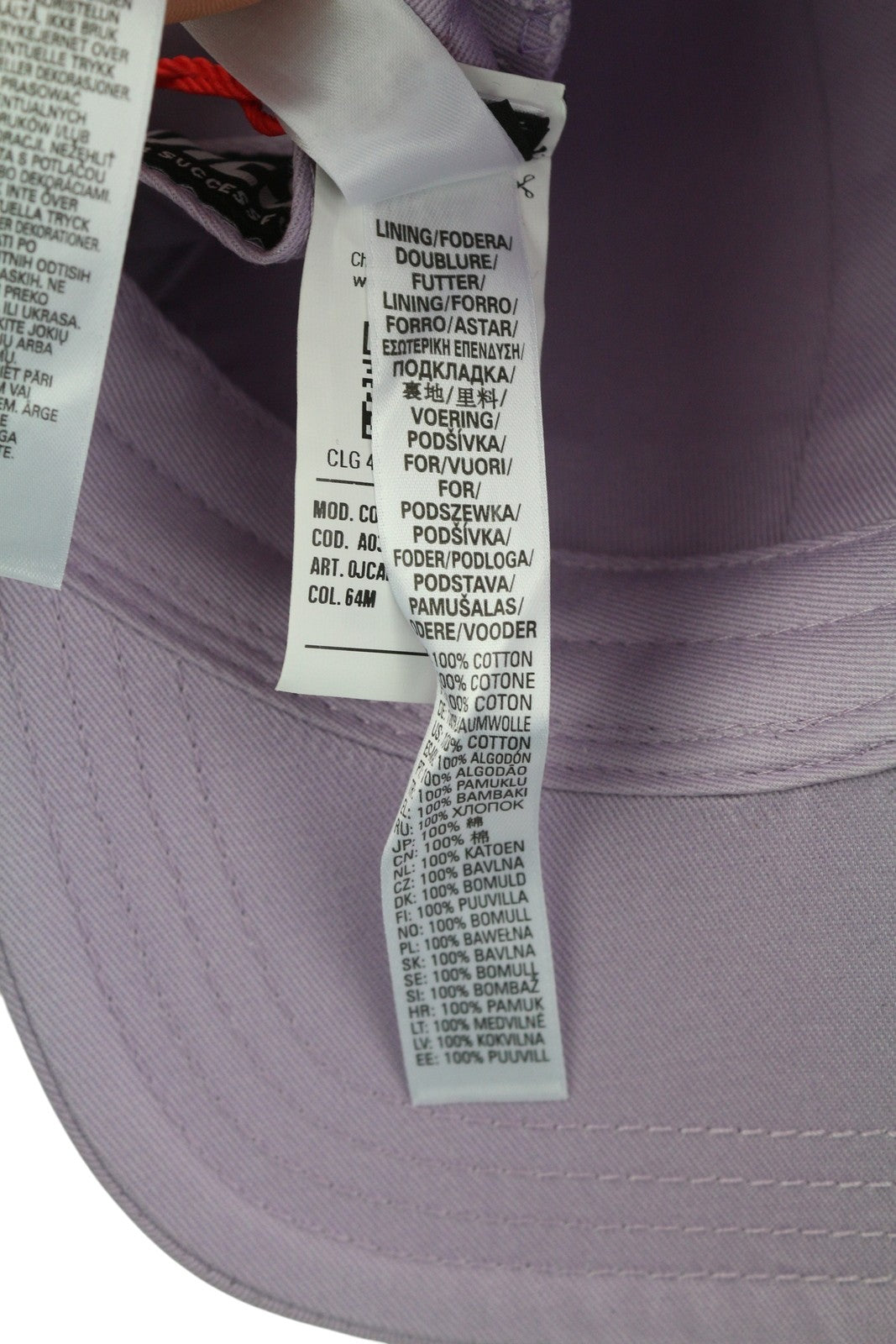 DIESEL Corry-Div vyriška kepurė OS violetinė beisbolo stiliaus su siuvinėta priekine dalimi ir laisvalaikio apranga unisex