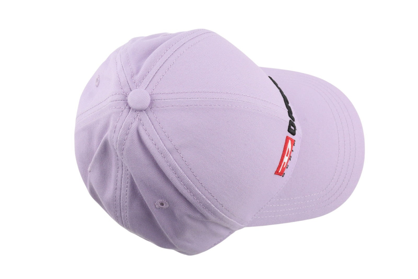 DIESEL Corry-Div vyriška kepurė OS violetinė beisbolo stiliaus su siuvinėta priekine dalimi ir laisvalaikio apranga unisex